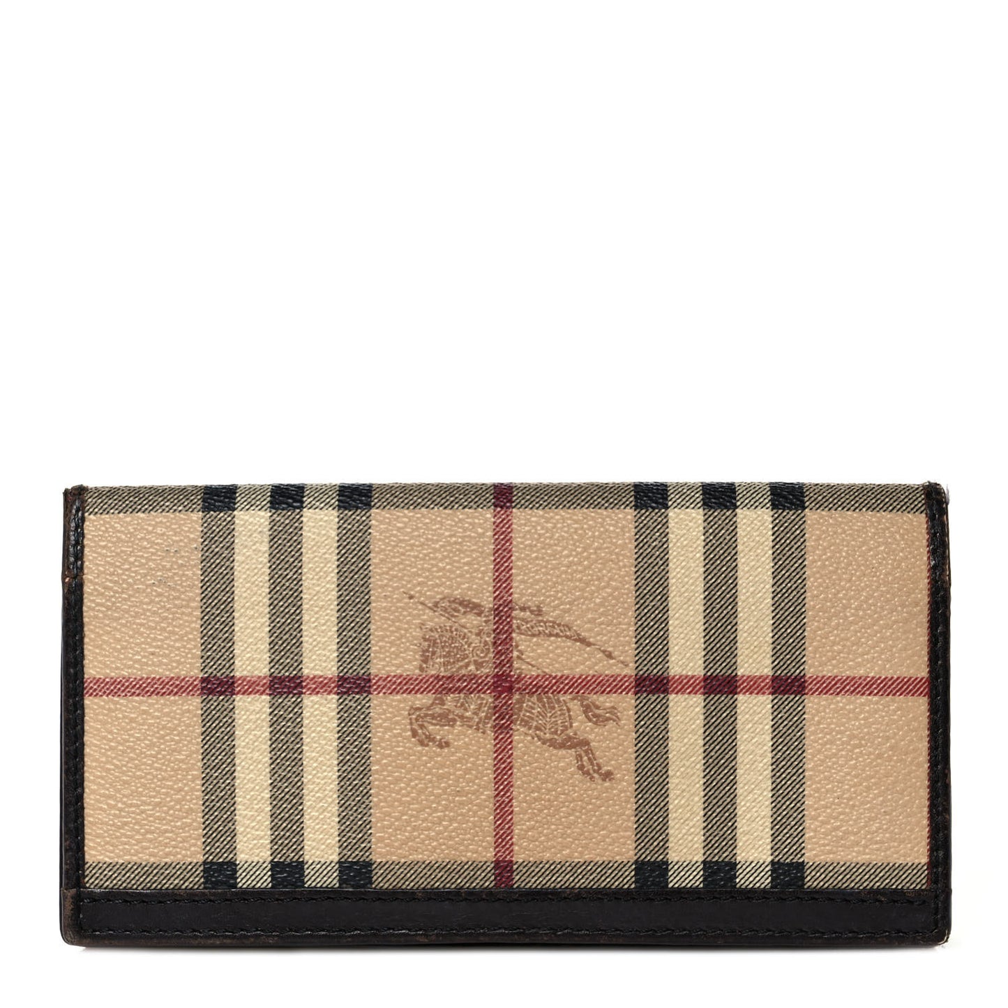 Haymarket Check Penrose Continental Wallet Chocolate