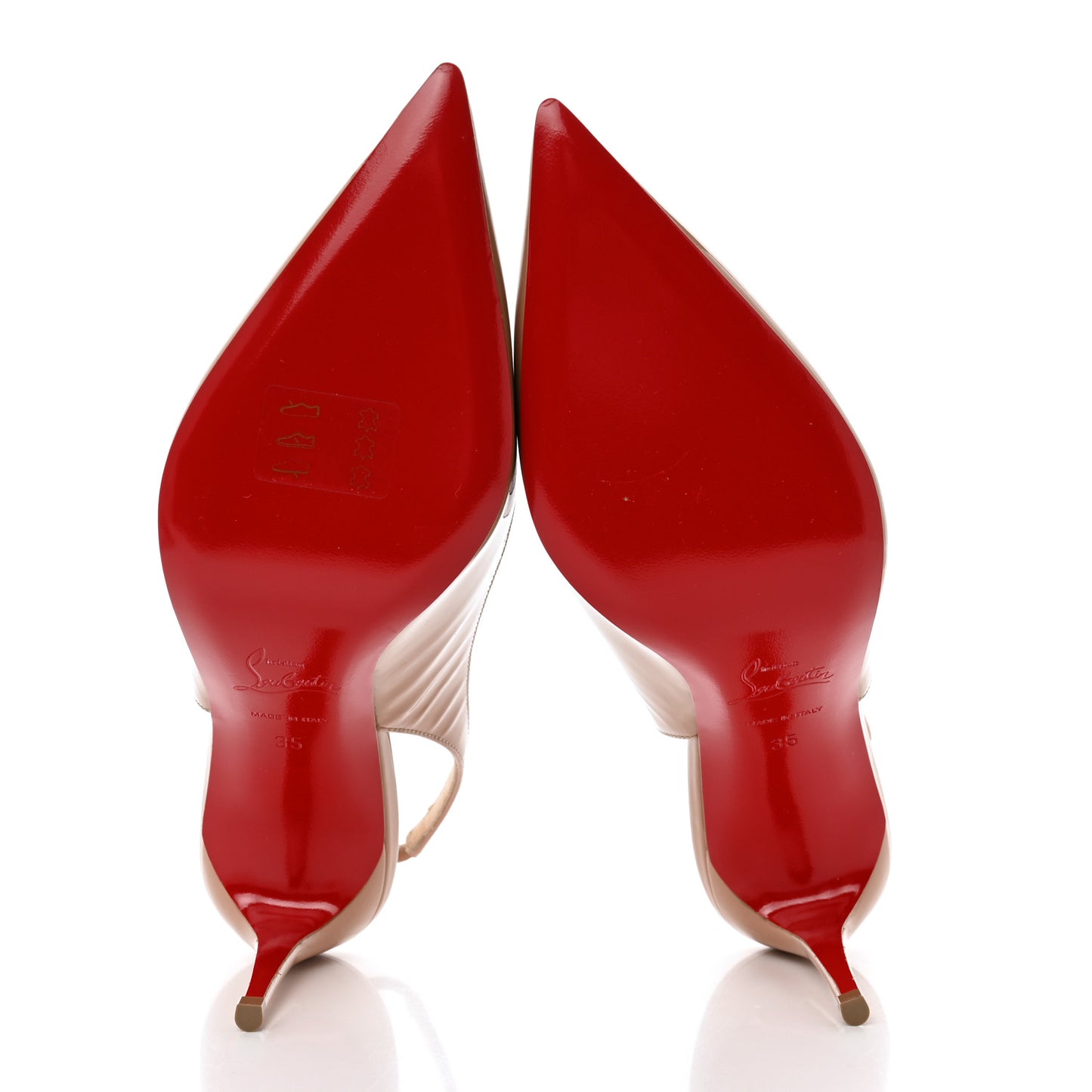 Patent Kate Sling 85 Pumps 35 Nude