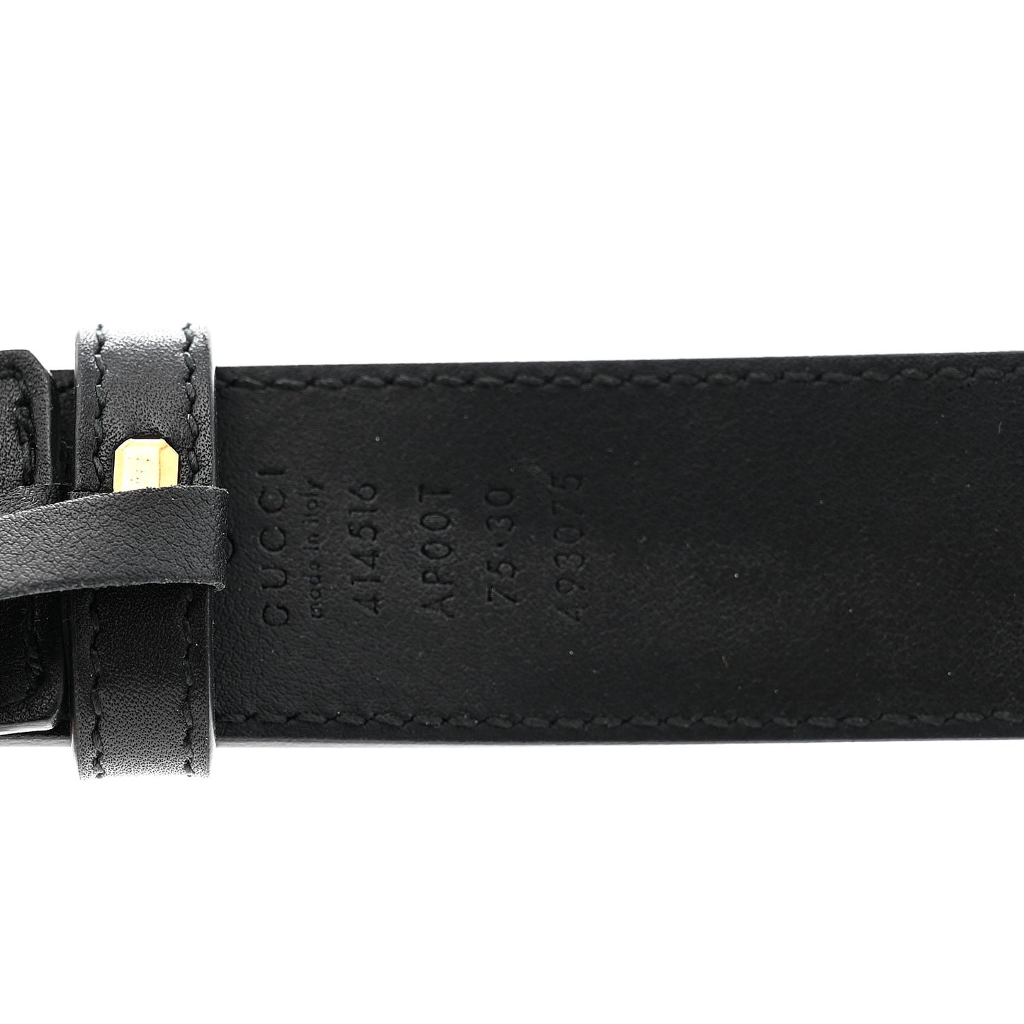 Calfskin Double G 30mm Belt 75 30 Black