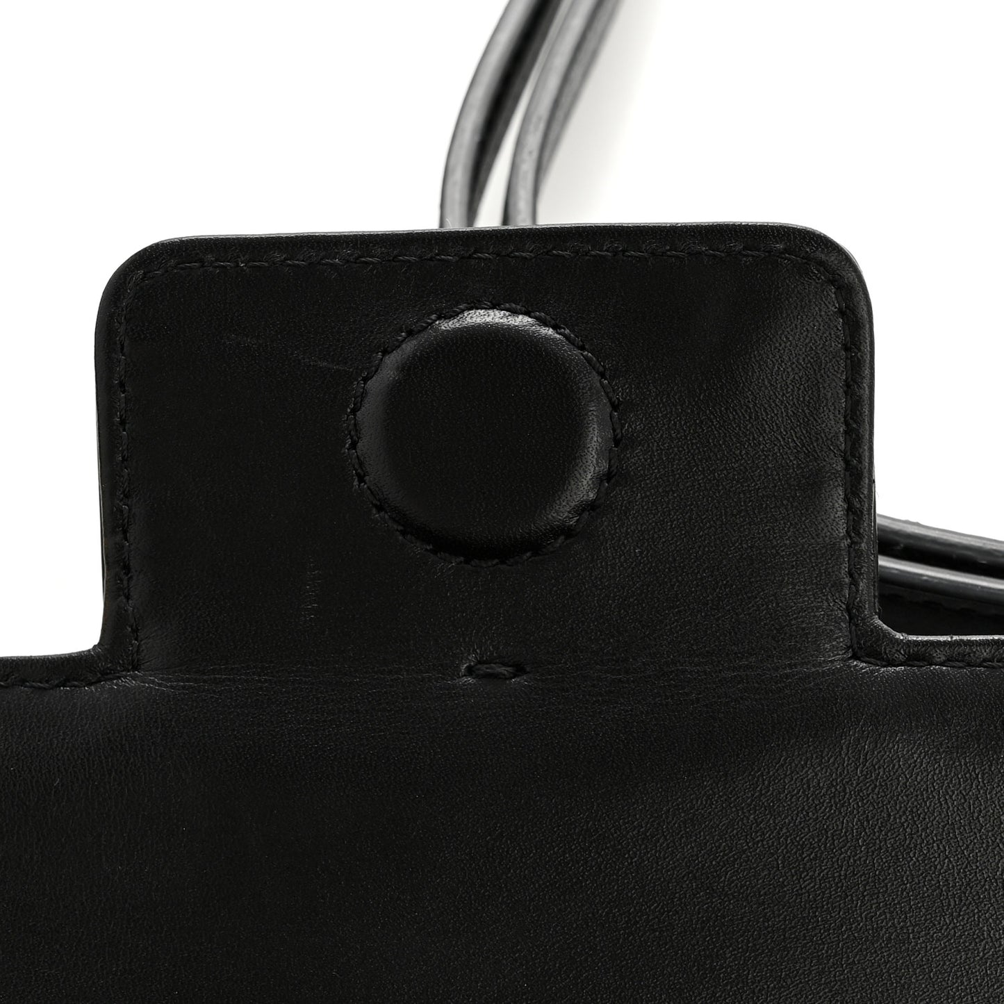 Calfskin Small Vlogo Chain Shoulder Bag Black