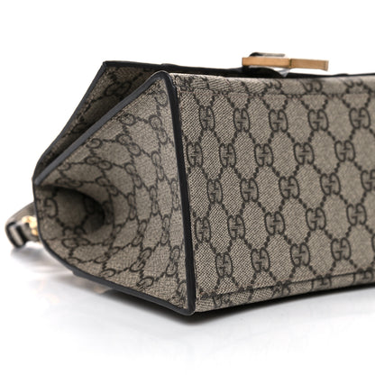Balenciaga X GUCCI GG Supreme Monogram Small Hourglass Top Handle Bag Beige Ebony 7 of 9