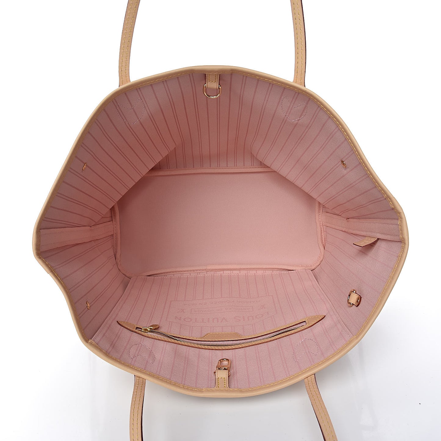 Damier Azur Neo Neverfull MM Rose Ballerine