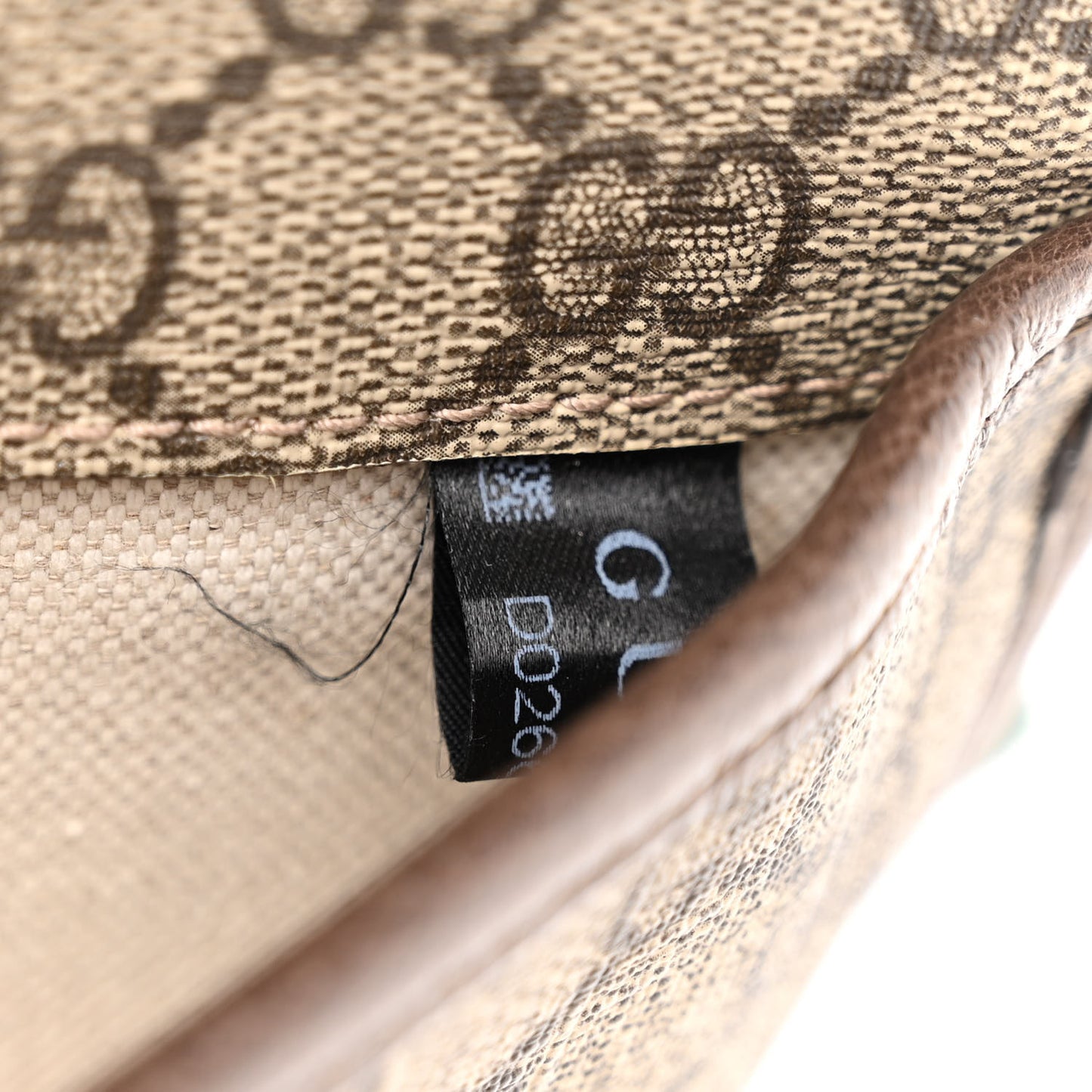 GG Supreme Monogram Neo Vintage Web Belt Bag Brown