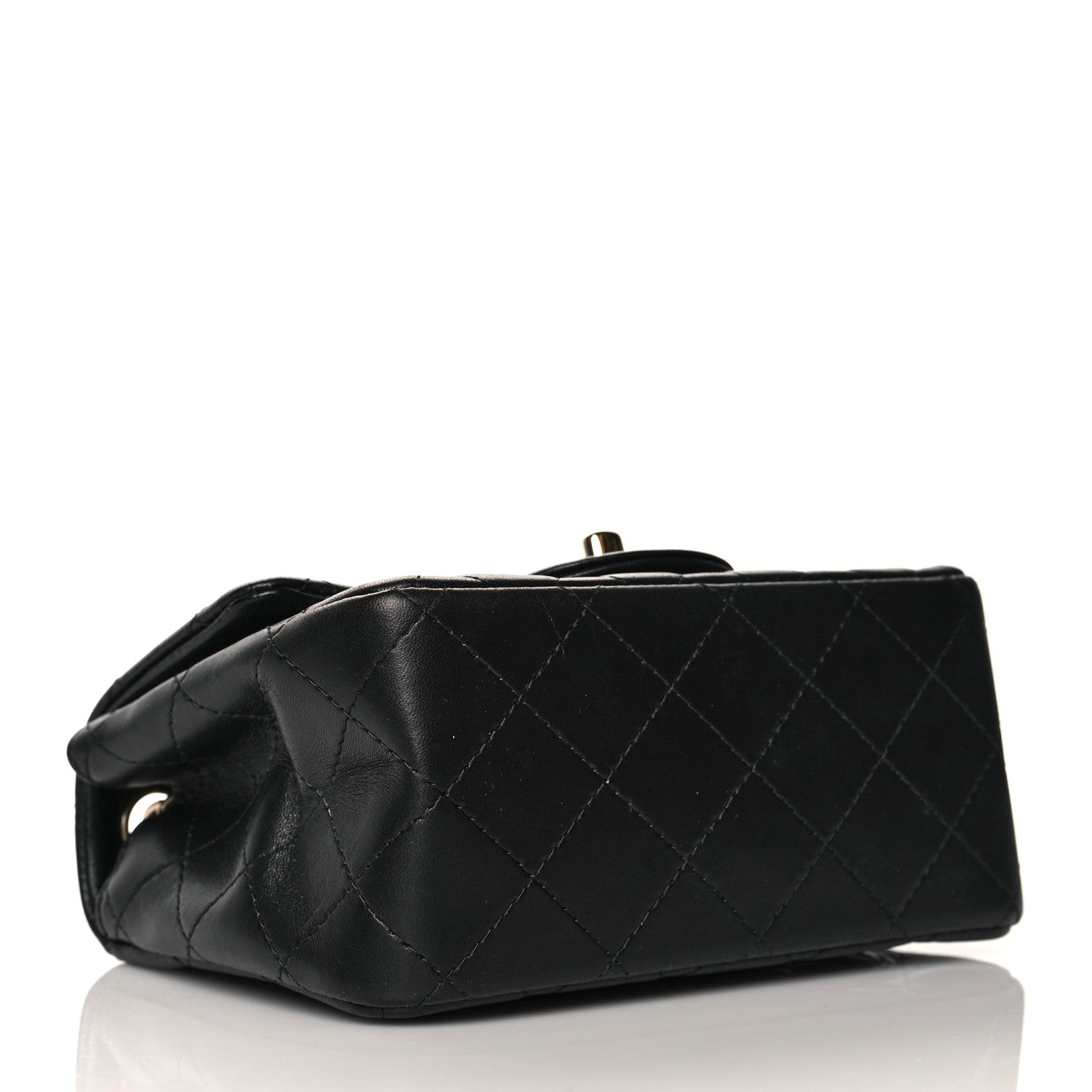 Chanel Lambskin Quilted Mini Square Flap Black 4 of 11
