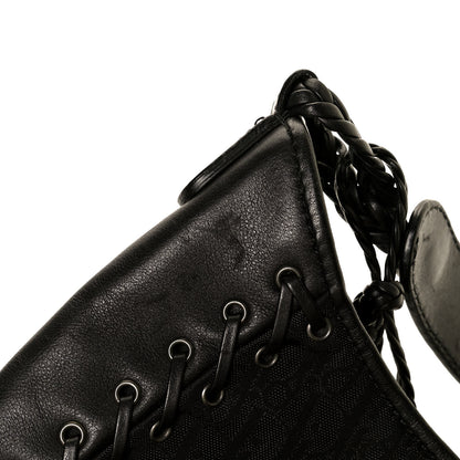 Christian Dior Monogram Ethnic Hobo Black 11 of 12