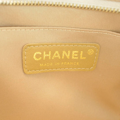 Chanel Patent Calfskin Lucky Symbols Pochette Metallic Gold 8 of 9