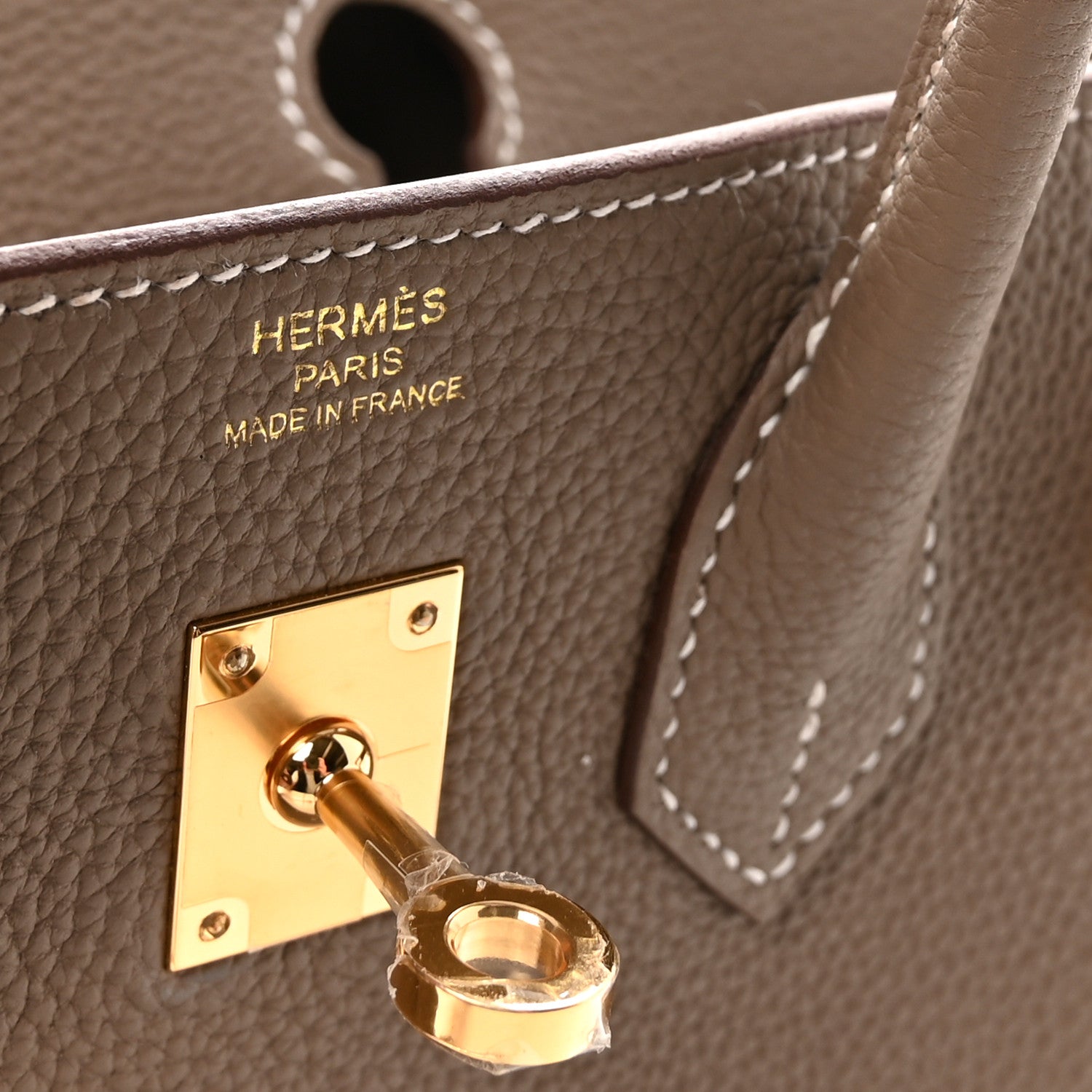Hermes Togo Birkin 25 Etoupe 6 of 11