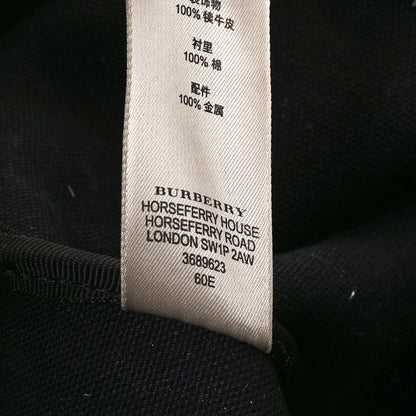 Burberry Haymarket Check Duffle Bag Black 6 of 10