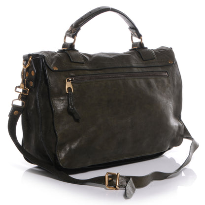 Proenza Schouler Lambskin PS1 Medium Satchel Military 3 of 12