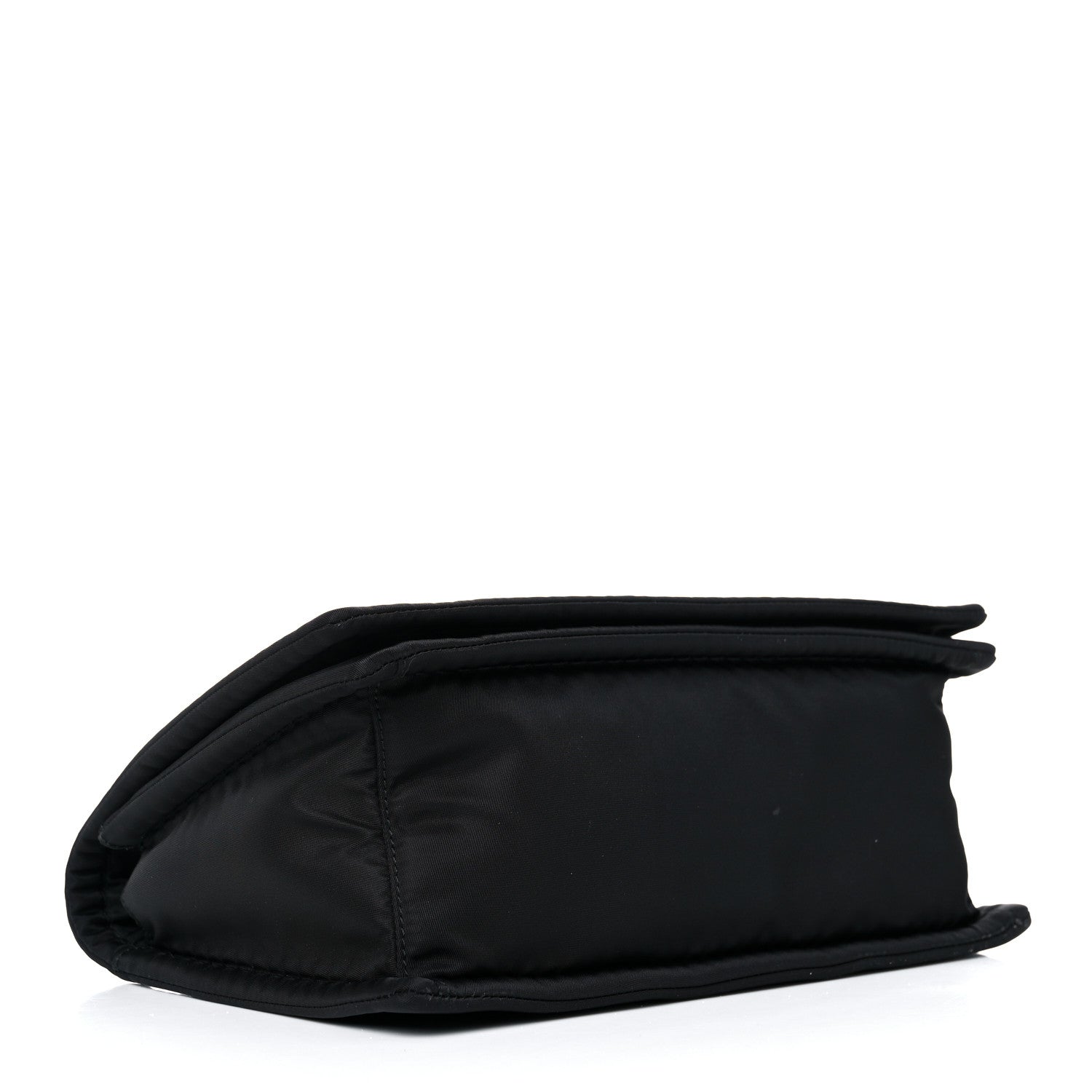 Prada Tessuto Nylon Padded Chain Shoulder Bag Black 4 of 12