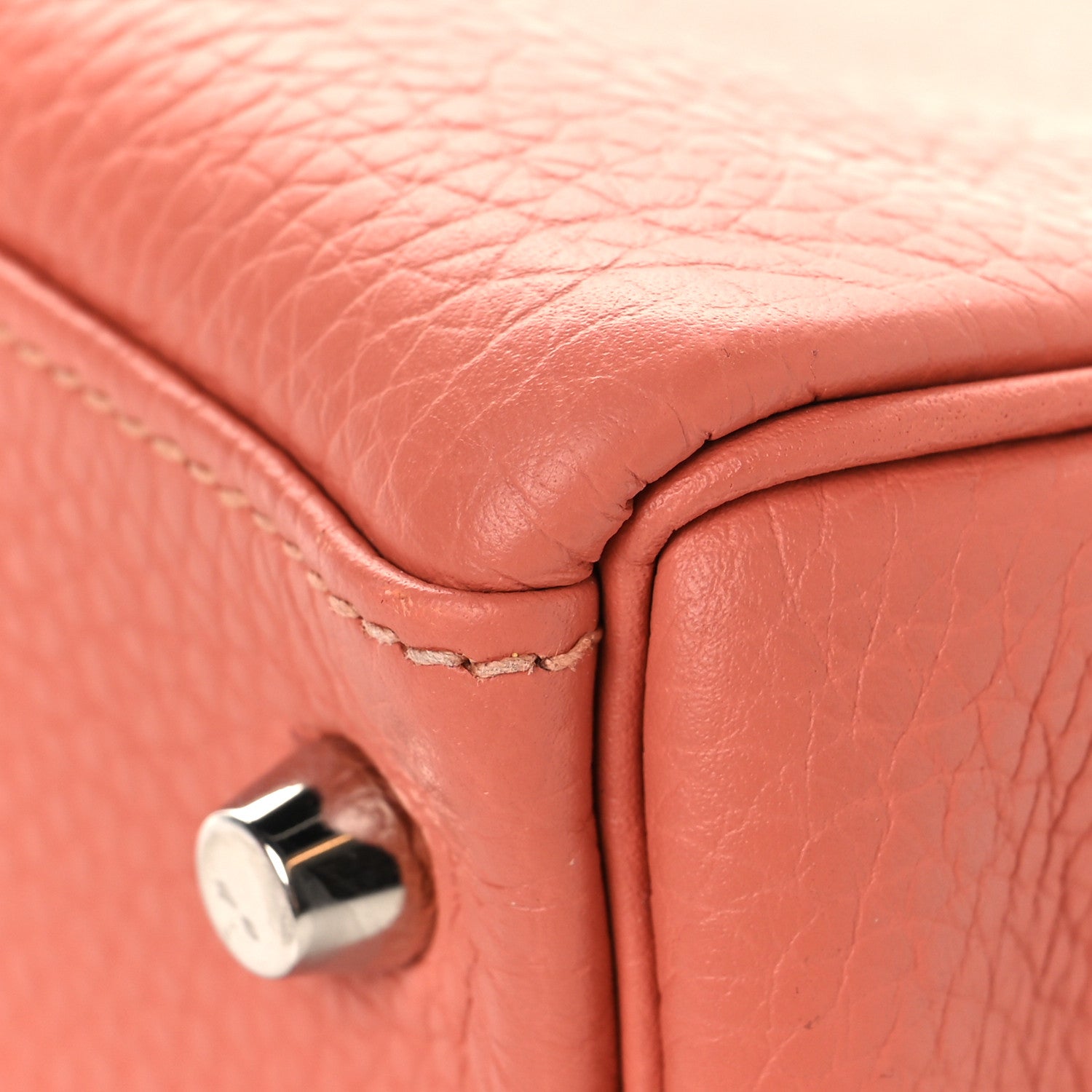 Hermes Taurillon Clemence Kelly Retourne 28  Rose Thé 12 of 13