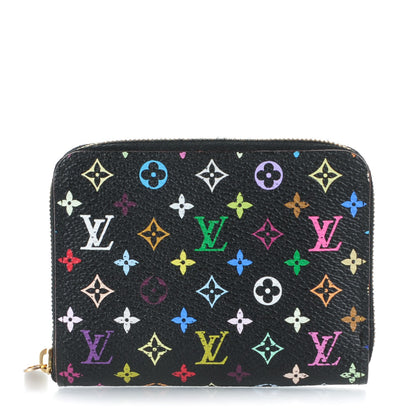 Louis Vuitton Monogram Multicolor Zippy Coin Purse Black 1 of 7