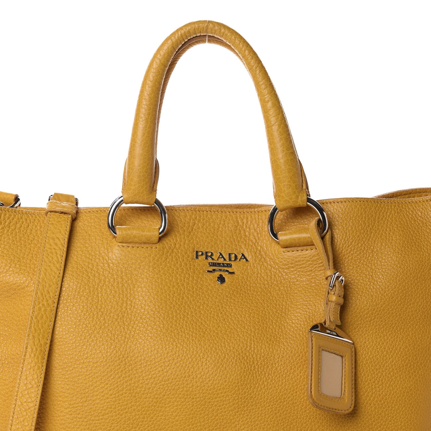 Prada Vitello Daino Tote Mimosa 11 of 11
