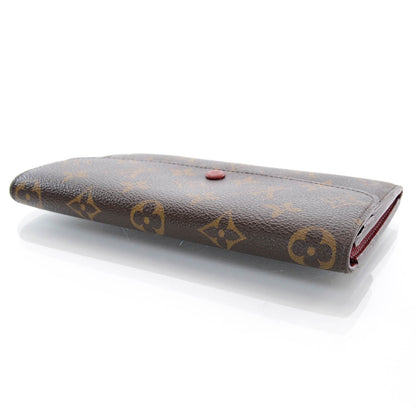 Louis Vuitton Monogram Emilie Wallet Red 3 of 6