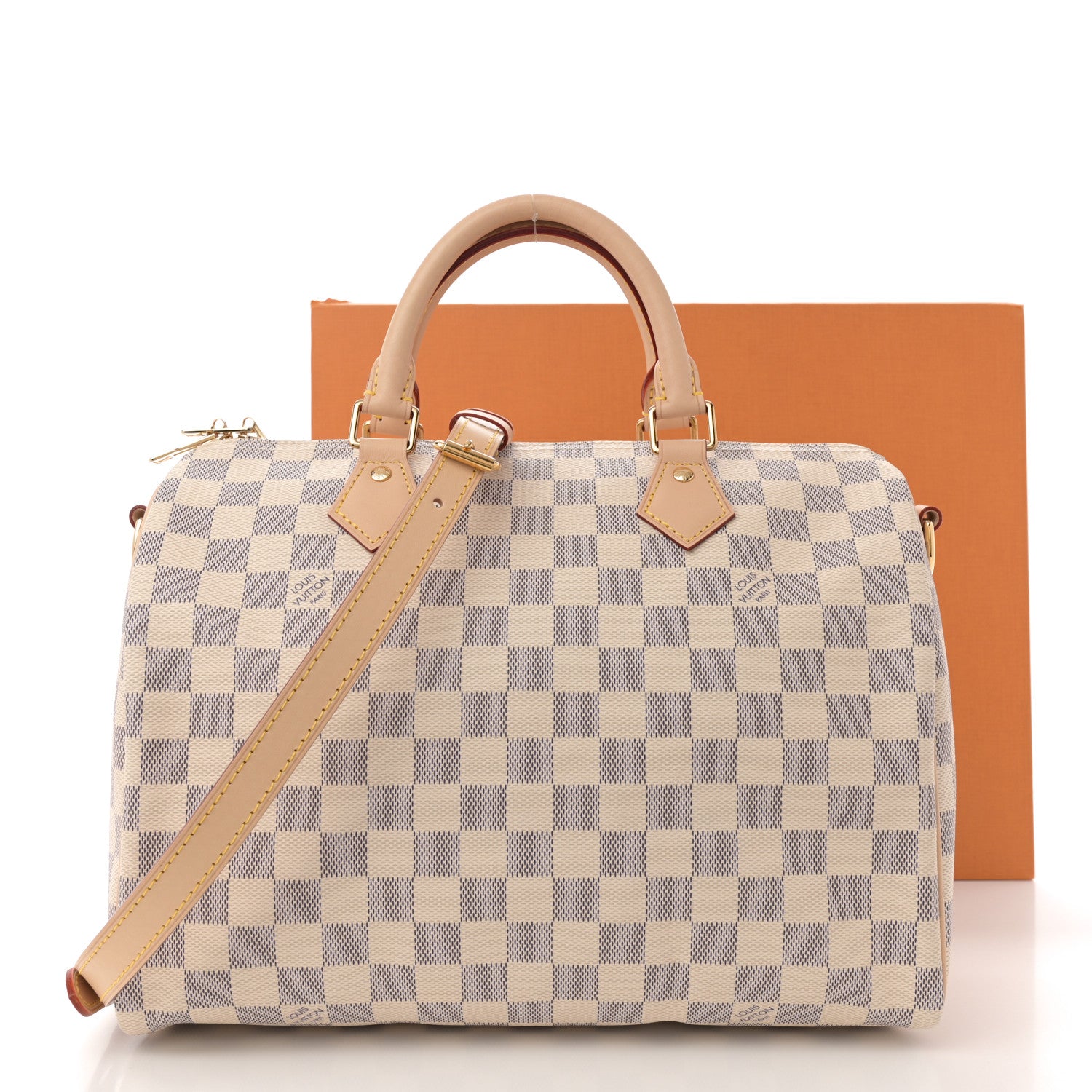 Louis Vuitton Damier Azur Speedy Bandouliere 30 12 of 12