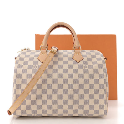Louis Vuitton Damier Azur Speedy Bandouliere 30 12 of 12