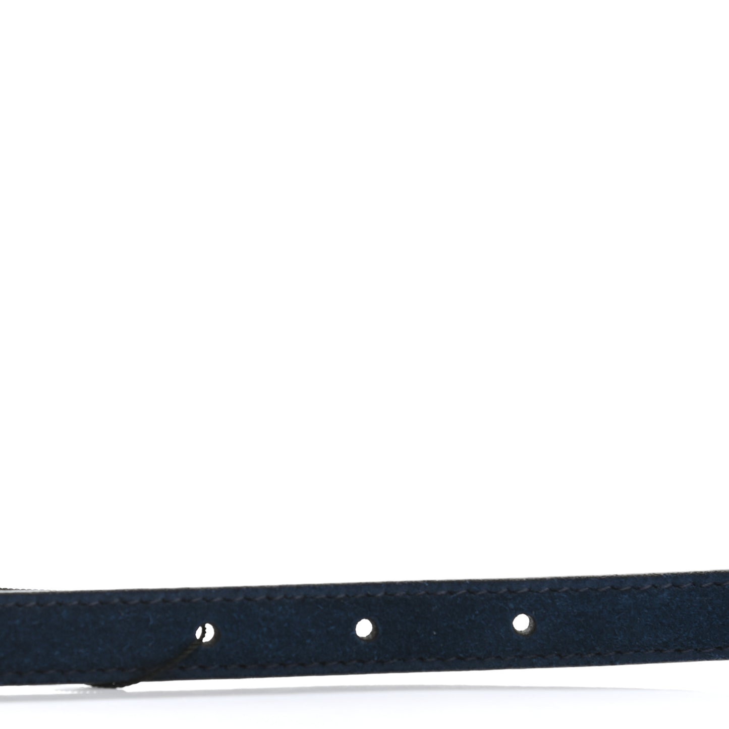 Suede Calfskin Torchon Double G 15mm Belt 75 30 Blue Agata