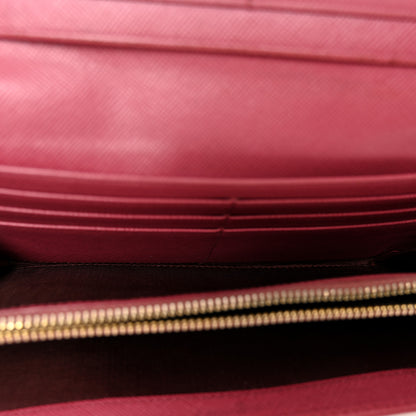 Prada Saffiano Metal Continental Flap Wallet Bruyere 5 of 9