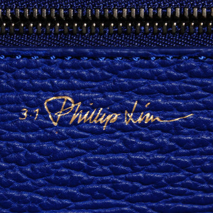 3.1 Phillip Lim 3.1 Textured Calfskin Medium Pashli Satchel Cobalt Blue 6 of 10