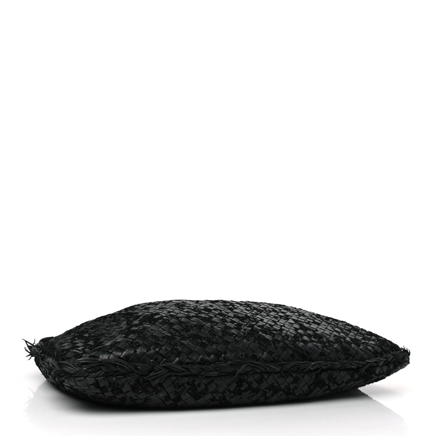 Bottega Veneta Nappa Velours Intrecciato Fuzzy Medium Veneta Hobo Black 4 of 9