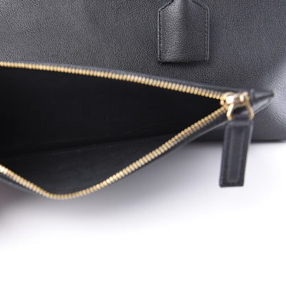 Saint Laurent Calfskin Large Shopping Tote Black 6 of 12