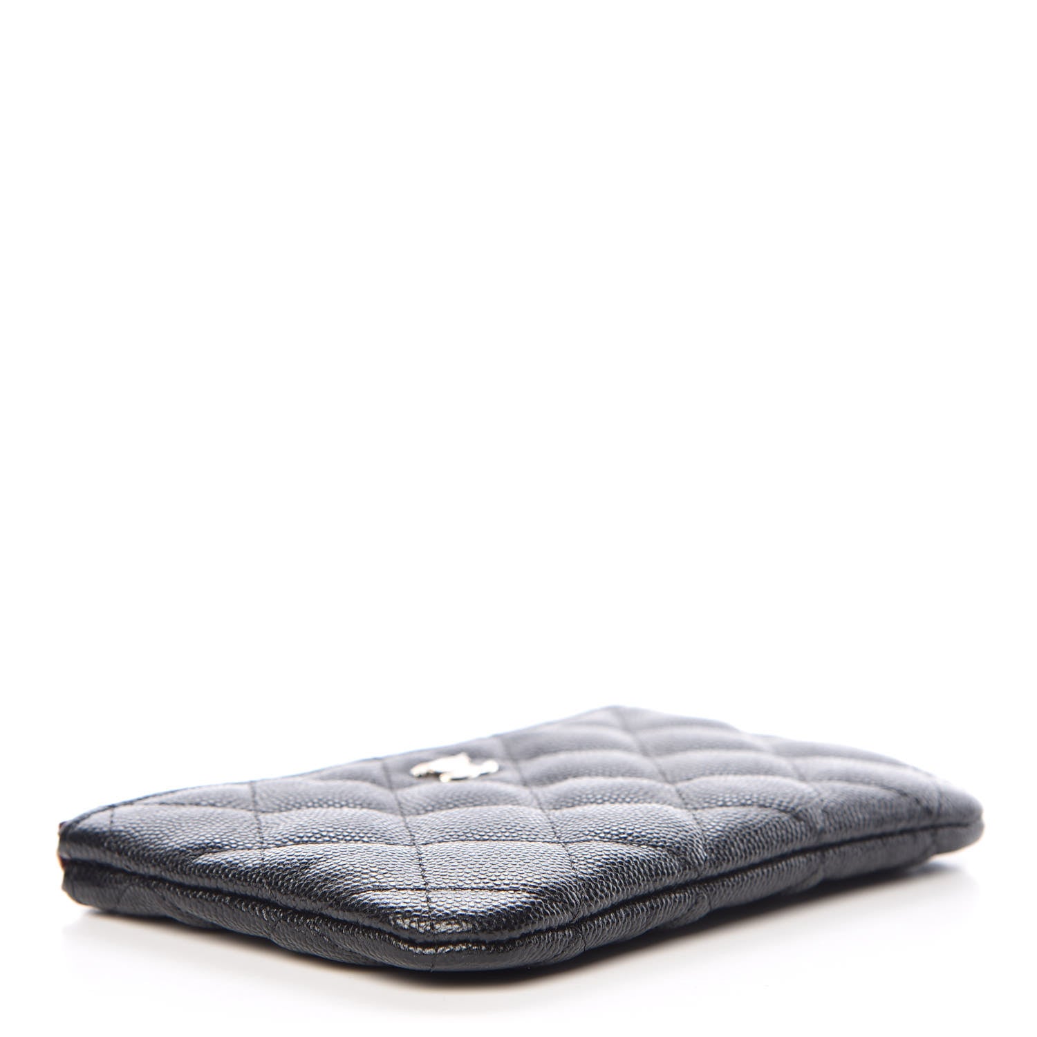Chanel Caviar Quilted Small Cosmetic Case Black 4 of 10