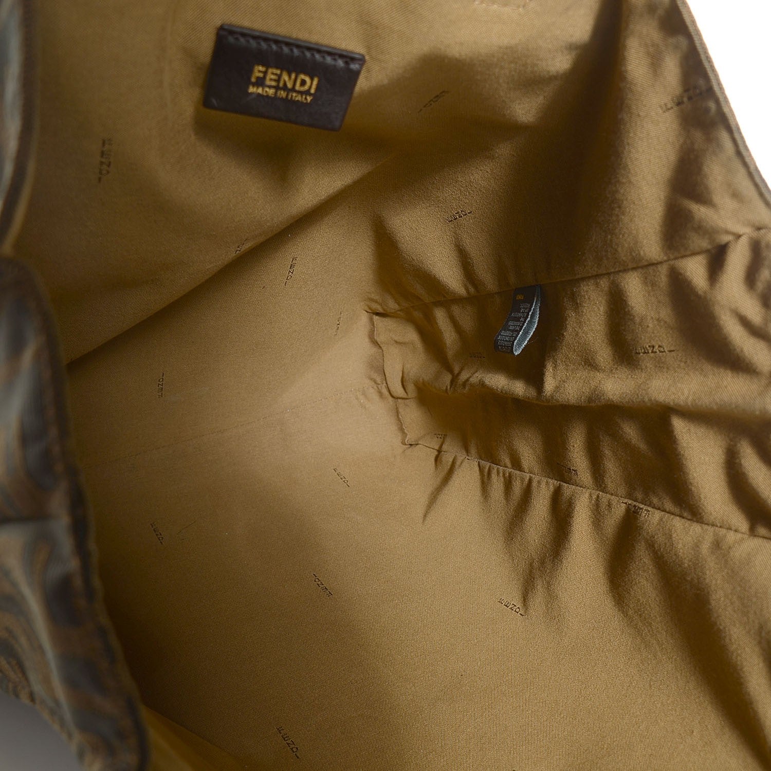 Fendi Zucca Special Shopping Tote Tobacco Granada 5 of 10