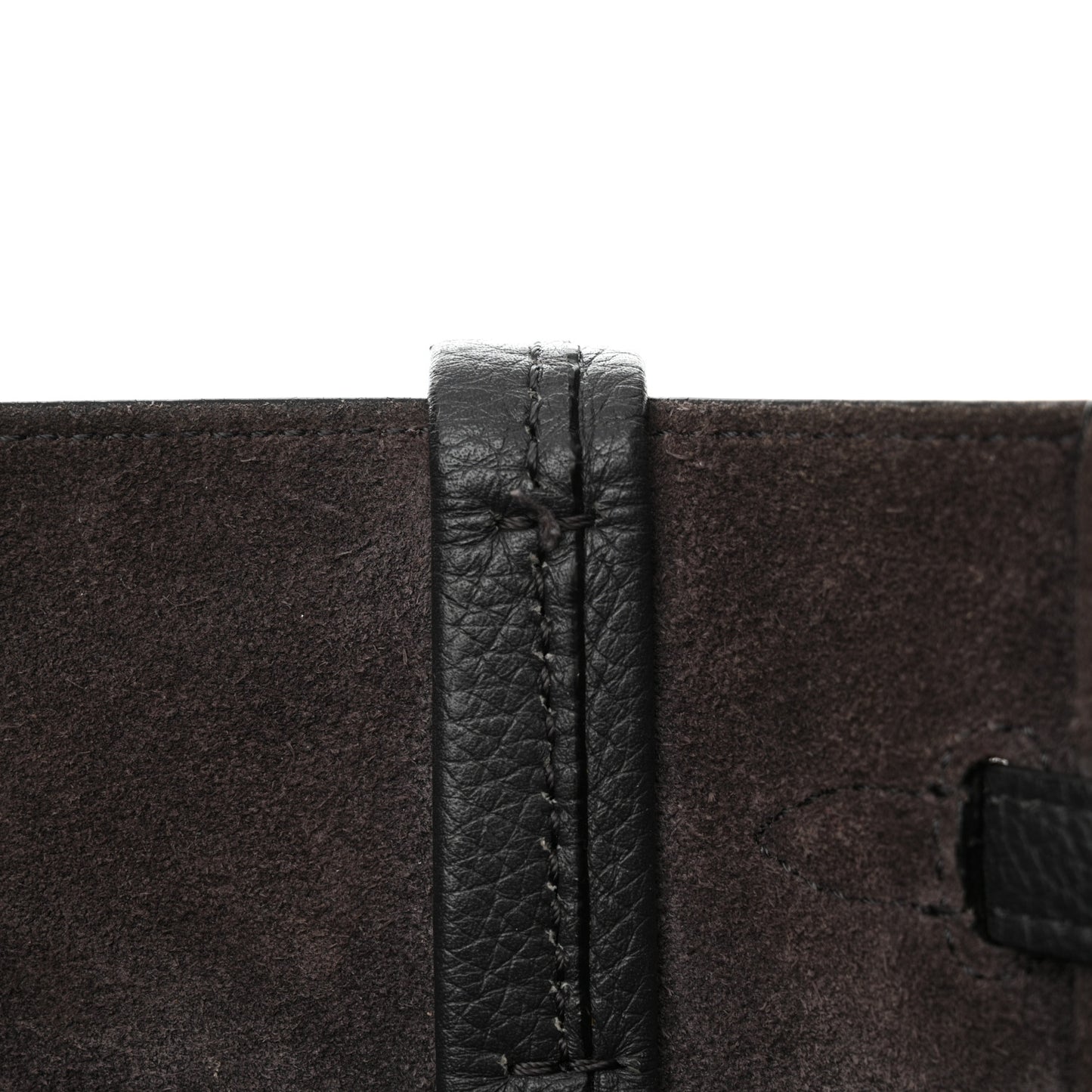 Soft Grained Calfskin Small Belt Cabas Phantom Grey