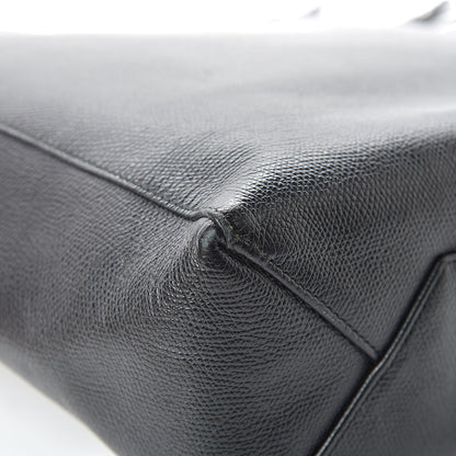 Celine Grained Calfskin Small Vertical Cabas Black 12 of 19