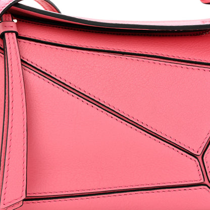 Loewe Calfskin Mini Puzzle Bag Wild Rose 8 of 12