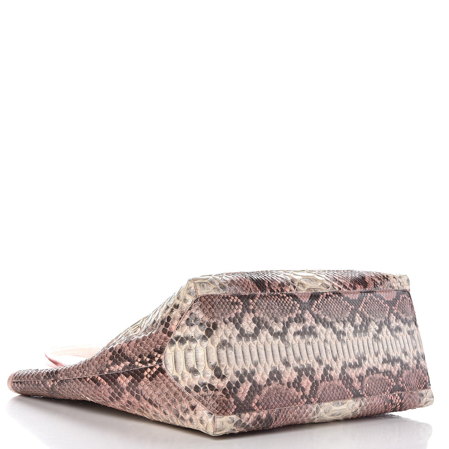Python Crocodile Medium Erica Shopper Tote Pink
