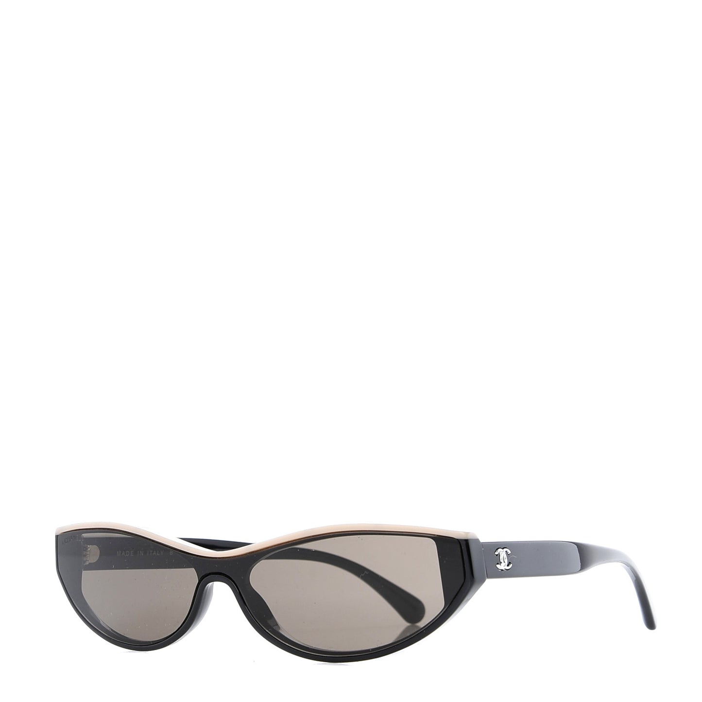 Acetate Oval Sunglasses 5415 Black