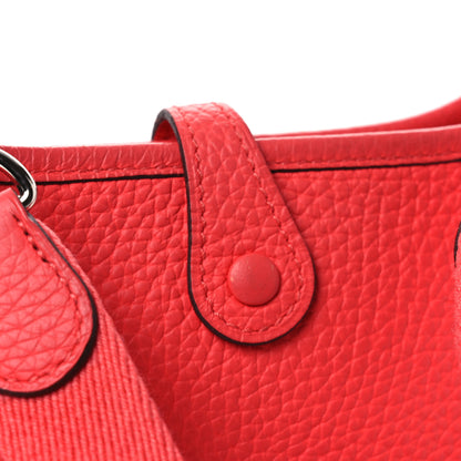 Hermes Taurillon Clemence Evelyne TPM Rose Jaipur 12 of 13