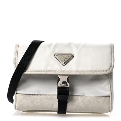 Prada Re-Nylon Saffiano Smartphone Case Crossbody Talco 1 of 10