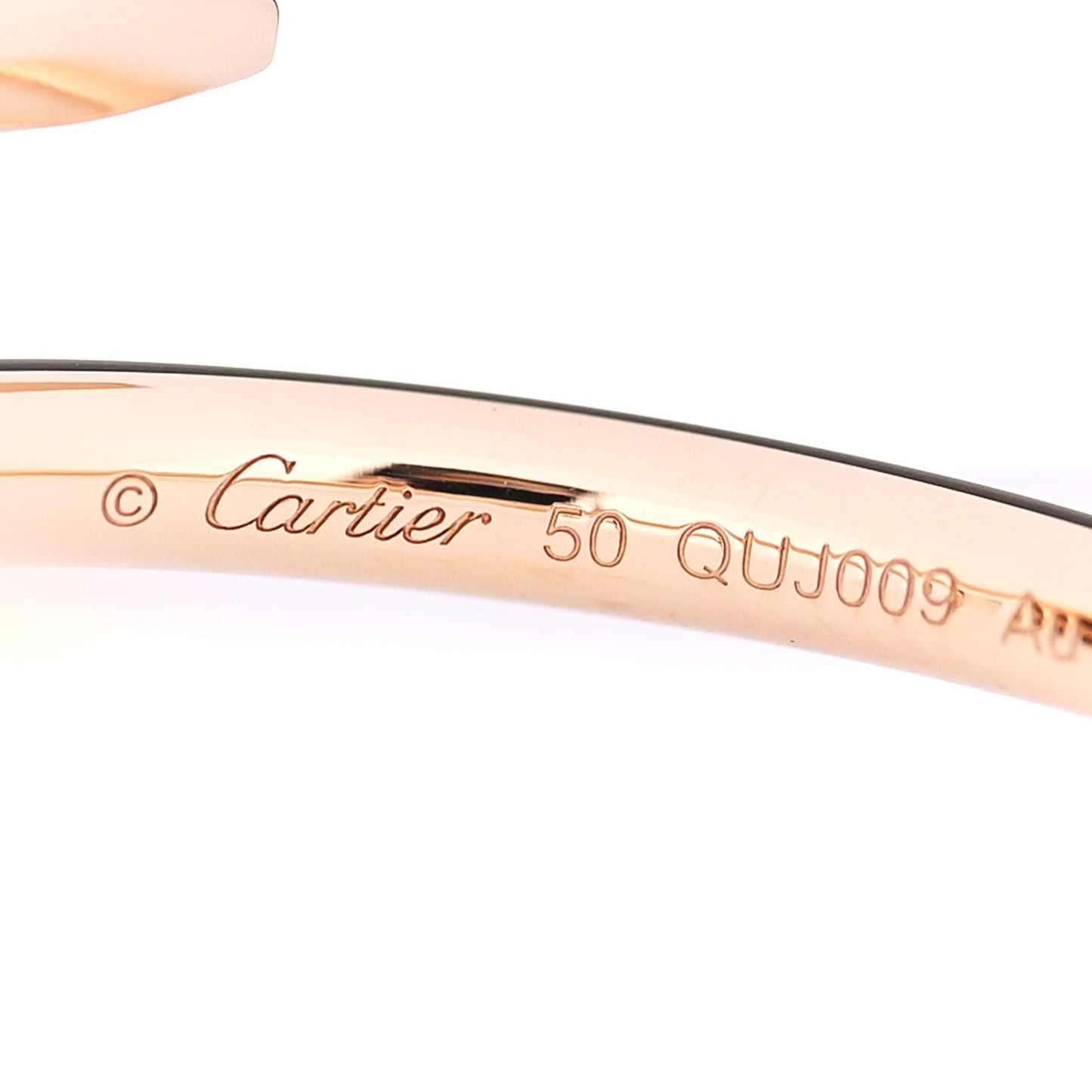18K Pink Gold Small Juste Un Clou Ring 50 5.25