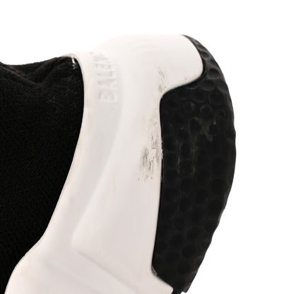 Balenciaga Neoprene Knit Womens Speed Graffiti Sneakers 37 Black White Red 13 of 16