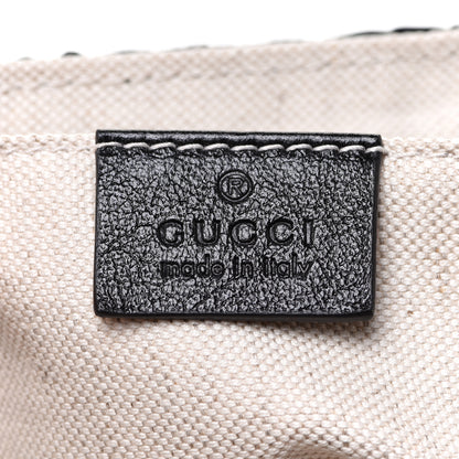 Gucci Raffia Azalea Calfskin Crochet Flower Small GG Marmont Shoulder Bag Natural Ecru Black 6 of 11