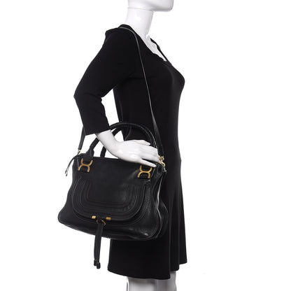 Chloe Calfskin Medium Marcie Satchel Black 3 of 10