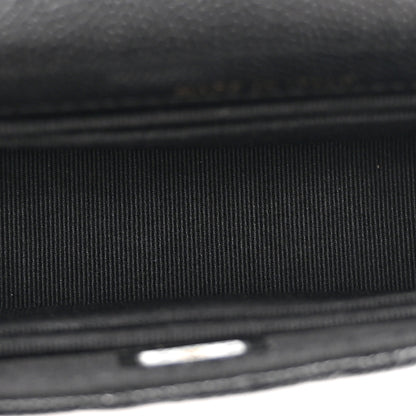 Chanel Caviar Quilted Coco First Clutch With Chain Black 5 of 11