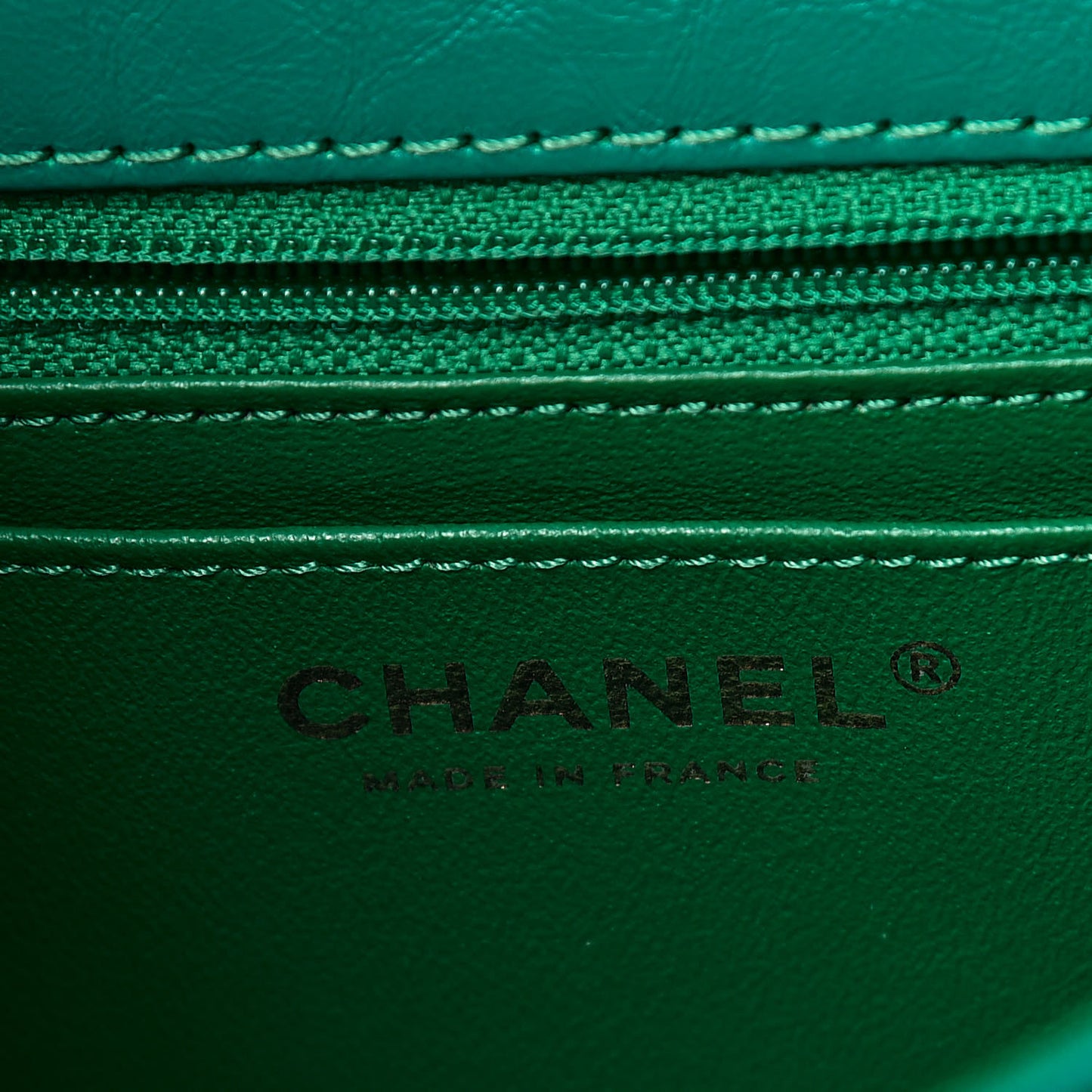 Aged Calfskin Quilted 2.55 Reissue Mini Flap Green
