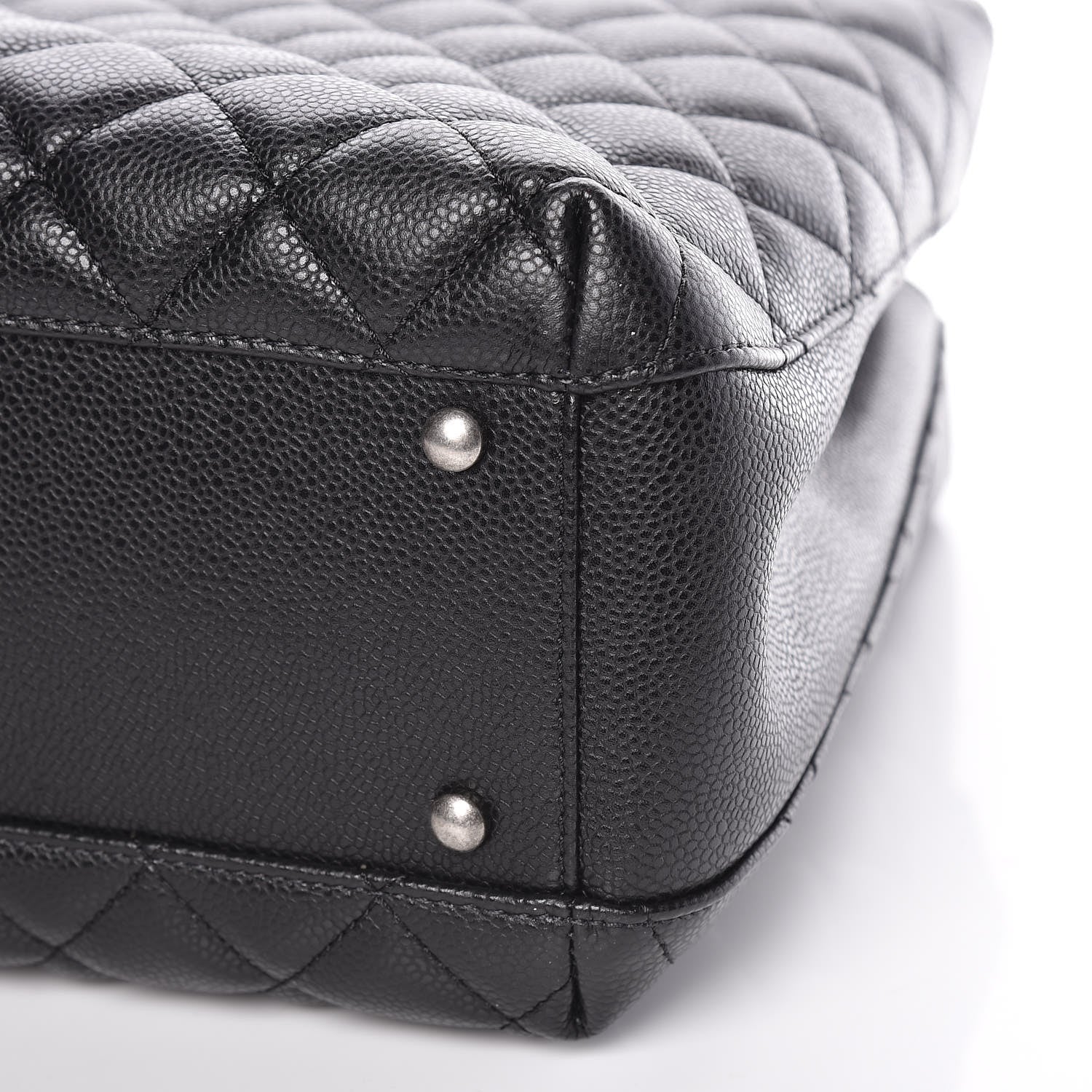 Chanel Caviar Quilted City Shopping Tote Black 6 of 11