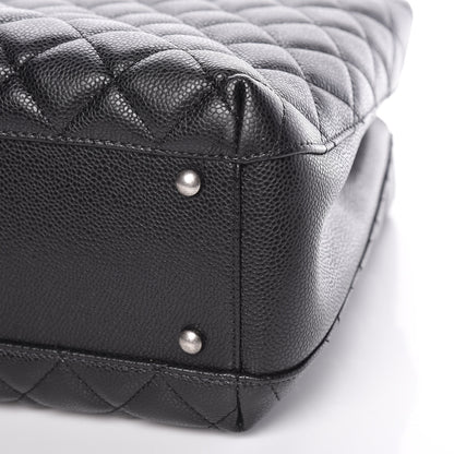 Chanel Caviar Quilted City Shopping Tote Black 6 of 11