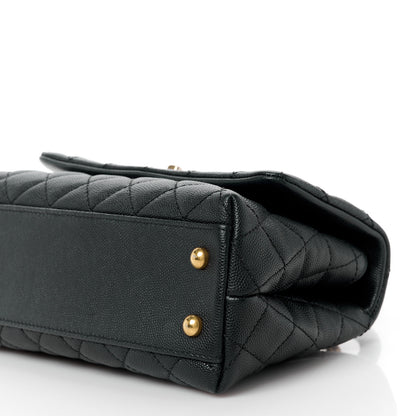 Chanel Caviar Quilted Mini Coco Handle Flap Black 11 of 15