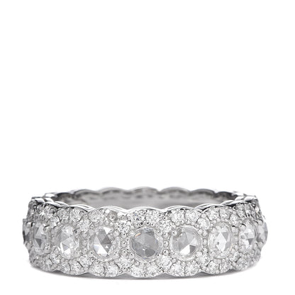 Tiffany Platinum Diamond Cobblestone Ring 52 6 3 of 4
