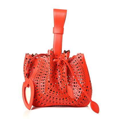 Alaia Lux Calfskin Vienne Rose-Marie 19 Orange 1 of 5