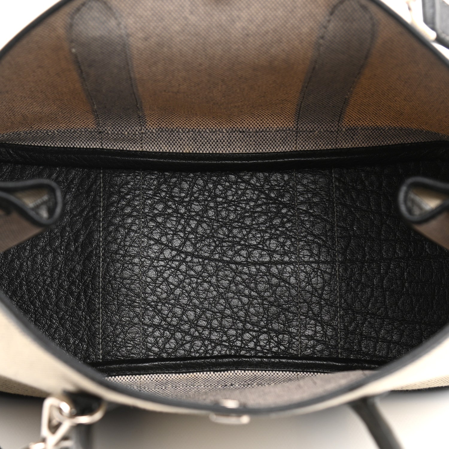 Hermes Twill D H Negonda Garden Party 30 TPM Ecru Black 8 of 21
