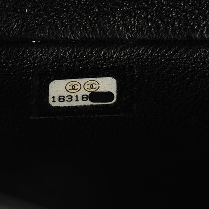 Chanel Lambskin Quilted Clutch With Chain Flap Black 8 of 8