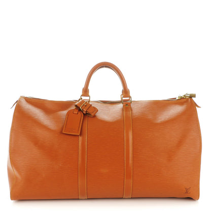 Louis Vuitton Epi Keepall 55 Cipango 1 of 9