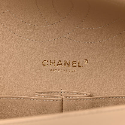 Chanel Lambskin Quilted Jumbo Double Flap Beige 5 of 10