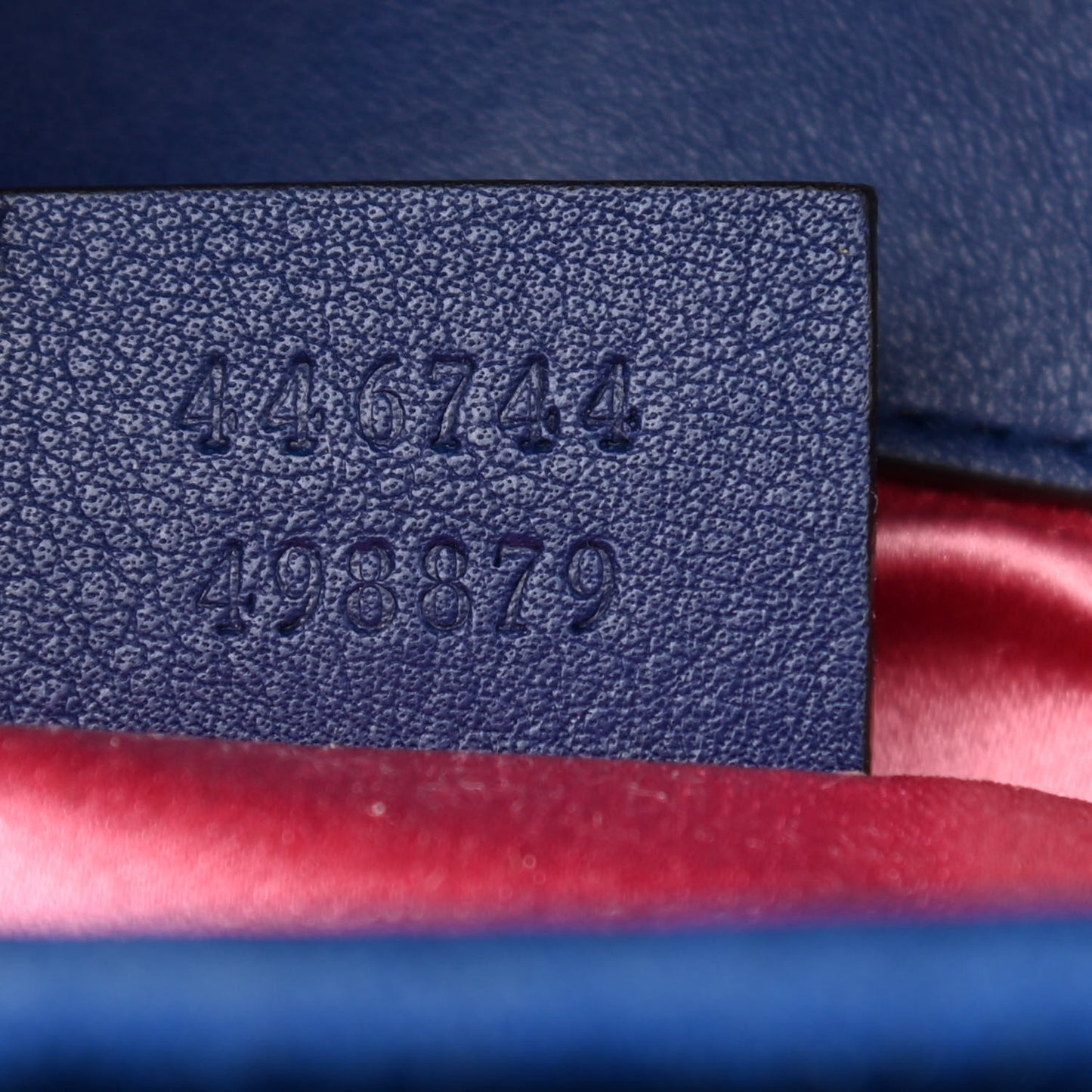Velvet Matelasse Mini GG Marmont Shoulder Bag Cobalt Blue